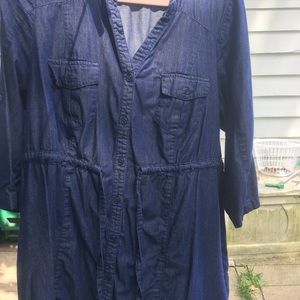 Denim dress or tunic